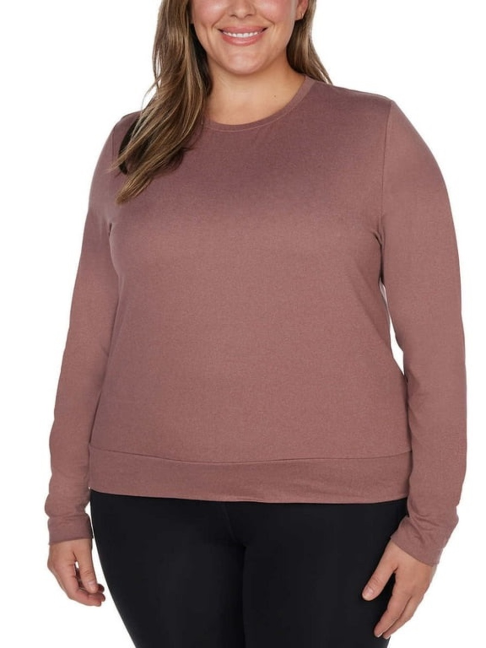 Lukka Lux Women's Long Sleeve Tee, Pink Large